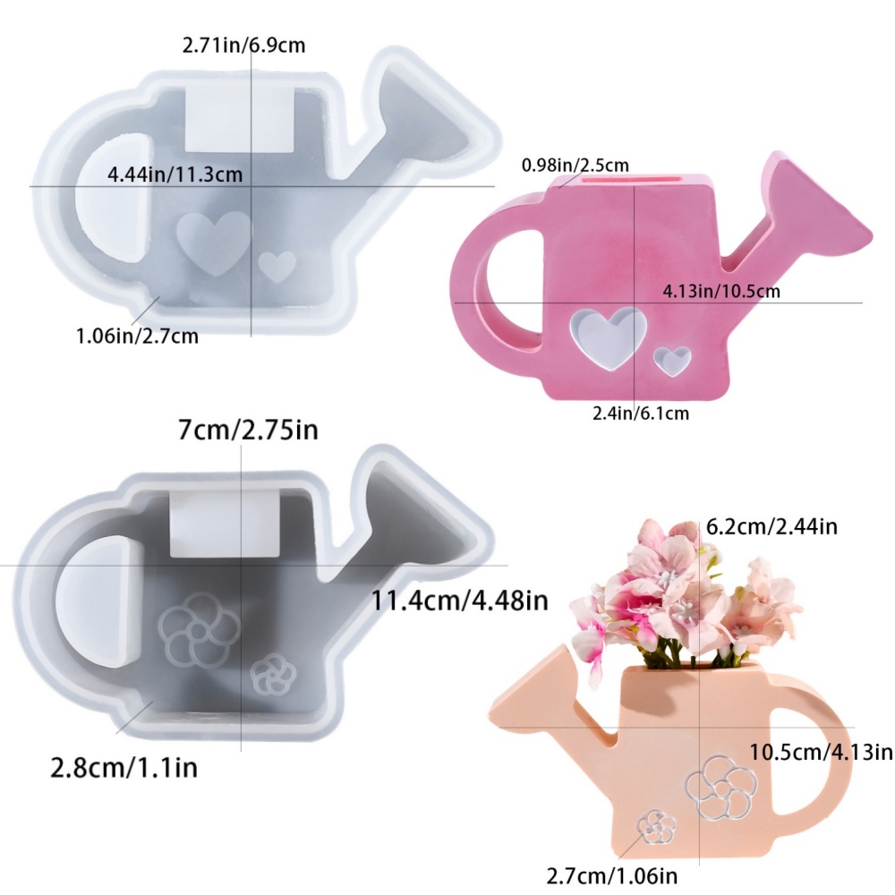 2PCS Gypsum Watering Pot Silic - огляд і ціна Potsticker Mold