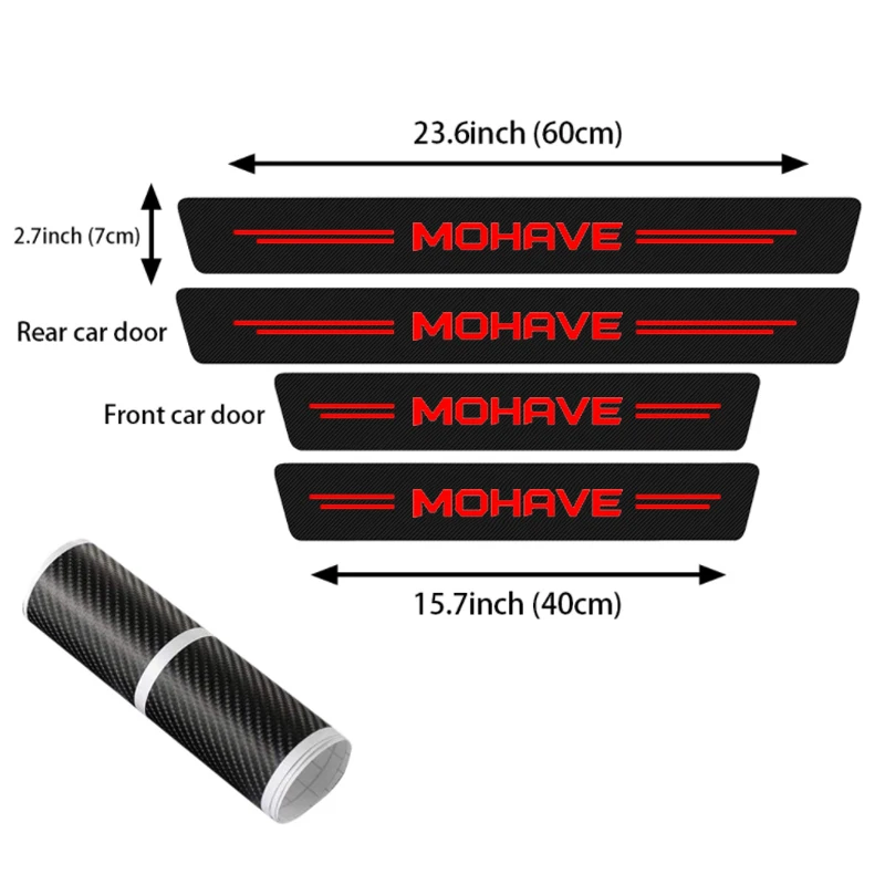 Car Door Sill Protector Plate  - огляд і ціна Crepe Pan Carbon
